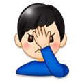 🤦🏻‍♂️ Emoji Hombre Con La Mano En La Frente: Tono De Piel Claro en Samsung Experience 9.0.