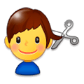 💇‍♂️ Emoji Mann beim Haareschneiden Samsung Experience 9.0.