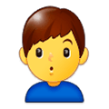 🙎‍♂️ Emoji Homem Fazendo Bico na Samsung Experience 9.0.