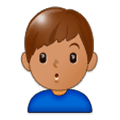 🙎🏽‍♂️ Emoji schmollender Mann: mittlere Hautfarbe Samsung Experience 9.0.