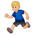 🏃🏼‍♂️ Emoji Hombre Corriendo: Tono De Piel Claro Medio en Samsung Experience 9.0.