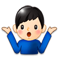 🤷🏻‍♂️ Emoji Homem Dando De Ombros: Pele Clara na Samsung Experience 9.0.