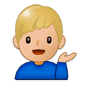 💁🏼‍♂️ Emoji Empleado De Mostrador De Información: Tono De Piel Claro Medio en Samsung Experience 9.0.