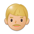👨🏼 Emoji Hombre: Tono De Piel Claro Medio en Samsung Experience 9.0.