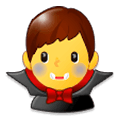 Emoji 🧛‍♂️ Vampiro Uomo su Samsung Experience 9.0.