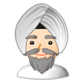 👳🏻‍♂️ Emoji Hombre Con Turbante: Tono De Piel Claro en Samsung Experience 9.0.
