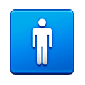 Émoji 🚹 Symbole Toilettes Hommes sur Samsung Experience 9.0.