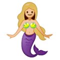 🧜🏼 Emoji Persona Sirena: Tono De Piel Claro Medio en Samsung Experience 9.0.