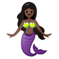 Emoji 🧜🏿‍♀️ Sirena Donna: Carnagione Scura su Samsung Experience 9.0.