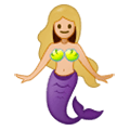 Emoji 🧜🏼‍♀️ Sirena Donna: Carnagione Abbastanza Chiara su Samsung Experience 9.0.