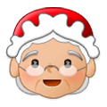 Émoji 🤶🏼 Mère Noël : Peau Moyennement Claire sur Samsung Experience 9.0.