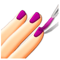 💅🏻 Emoji Pintarse Las Uñas: Tono De Piel Claro en Samsung Experience 9.0.