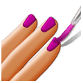 💅🏽 Emoji Pintarse Las Uñas: Tono De Piel Medio en Samsung Experience 9.0.