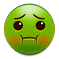 Emoji 🤢 Faccina Nauseata su Samsung Experience 9.0.