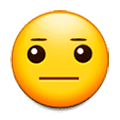 😐 Emoji neutrales Gesicht Samsung Experience 9.0.