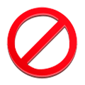 Émoji 🚫 Symbole D’interdiction sur Samsung Experience 9.0.