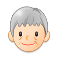 Emoji 🧓🏻 Adulto Anziano: Carnagione Chiara su Samsung Experience 9.0.