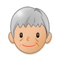 Émoji 🧓🏼 Personne âgée : Peau Moyennement Claire sur Samsung Experience 9.0.