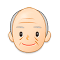 Émoji 👴🏻 Homme âgé : Peau Claire sur Samsung Experience 9.0.
