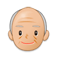 Émoji 👴🏼 Homme âgé : Peau Moyennement Claire sur Samsung Experience 9.0.