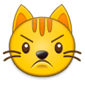 😾 Emoji schmollende Katze Samsung Experience 9.0.