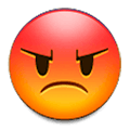 😡 Emoji schmollendes Gesicht Samsung Experience 9.0.