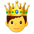 Émoji 🤴 Prince sur Samsung Experience 9.0.