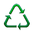 Émoji ♺ Symbole de recyclage des matériaux généraux sur Samsung Experience 9.0.