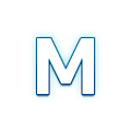 🇲 Emoji Indicador regional Símbolo Letra M Samsung Experience 9.0.