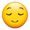 😌 Emoji Rosto Aliviado na Samsung Experience 9.0.