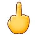 🖕 Emoji Dedo Corazón Hacia Arriba en Samsung Experience 9.0.