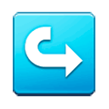 Emoji ↪️ Freccia Curva A Destra su Samsung Experience 9.0.