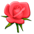 Emoji 🌹 Rosa su Samsung Experience 9.0.