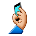 🤳🏼 Emoji Selfie: mittelhelle Hautfarbe Samsung Experience 9.0.