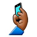 Emoji 🤳🏾 Selfie: Carnagione Abbastanza Scura su Samsung Experience 9.0.