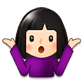 🤷🏻 Emoji Persona Encogida De Hombros: Tono De Piel Claro en Samsung Experience 9.0.
