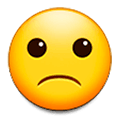 Emoji 🙁 Faccina Leggermente Imbronciata su Samsung Experience 9.0.