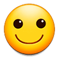 🙂 Emoji Rosto Levemente Sorridente na Samsung Experience 9.0.