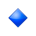 🔹 Emoji kleine blaue Raute Samsung Experience 9.0.