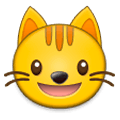 😺 Emoji Gato Sonriendo en Samsung Experience 9.0.