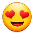 😍 Emoji Cara Sonriendo Con Ojos De Corazón en Samsung Experience 9.0.