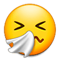 Emoji 🤧 Faccina Che Starnutisce su Samsung Experience 9.0.