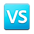 🆚 Emoji Großbuchstaben VS in orangefarbenem Quadrat Samsung Experience 9.0.