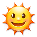 🌞 Emoji Sol Con Cara en Samsung Experience 9.0.