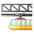 🚟 Emoji Ferrocarril De Suspensión en Samsung Experience 9.0.