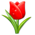 Emoji 🌷 Tulipano su Samsung Experience 9.0.