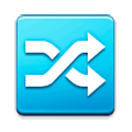 Emoji 🔀 Pulsante Di Riproduzione Casuale su Samsung Experience 9.0.