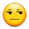 😒 Emoji Rosto Aborrecido na Samsung Experience 9.0.