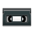 Émoji 📼 Cassette Vidéo sur Samsung Experience 9.0.