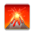 Émoji 🌋 Volcan sur Samsung Experience 9.0.
